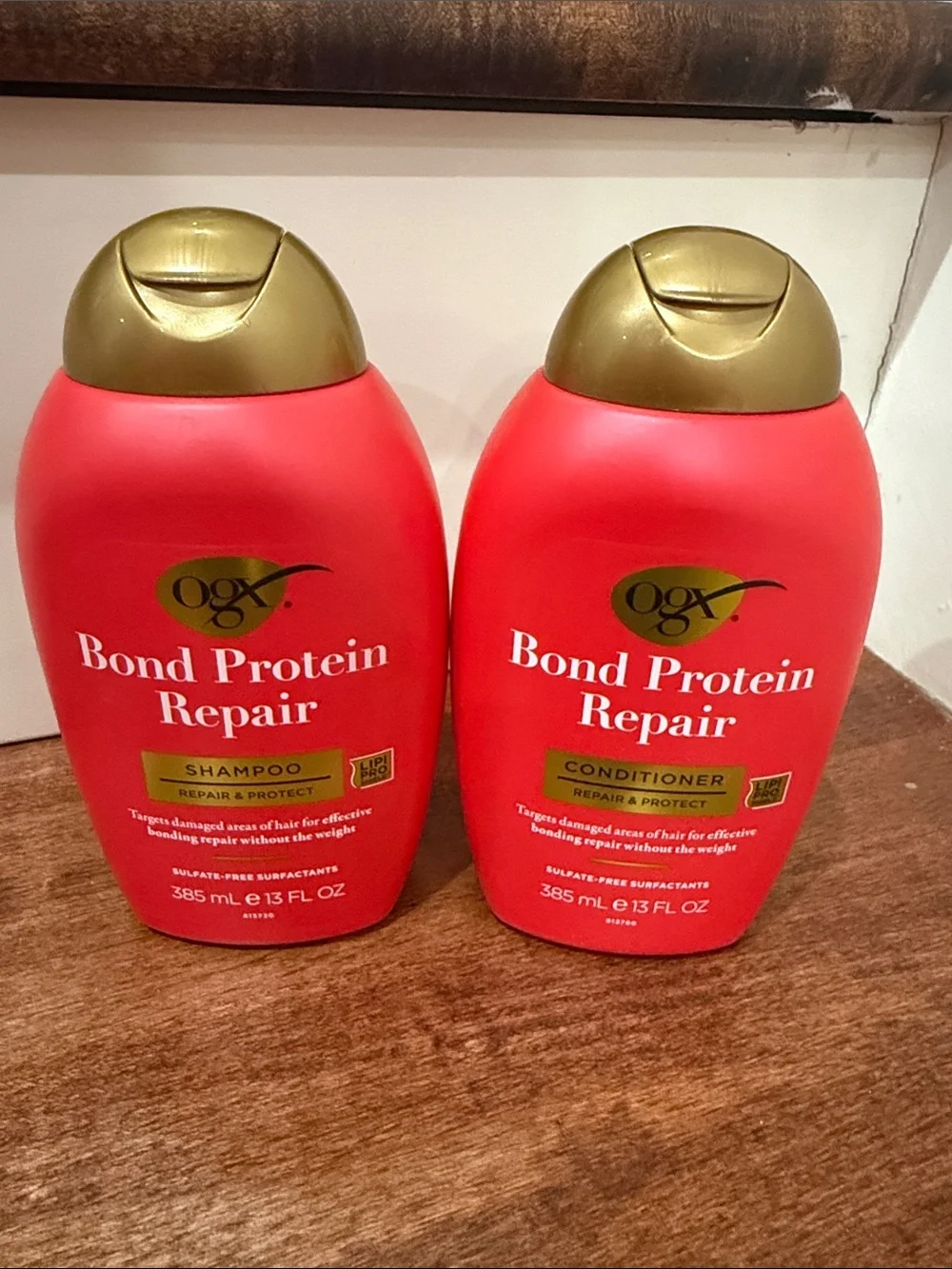 NWT OGX Bond Protein Repair Shampoo & Conditioner Set